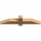 Ekena Millwork Eugene Smooth Timber Gable Bracket, Western Red Cedar, 36"W x 7"H x 3 1/2"D x 3 1/2"F, 5/12 Pitch GBW036X07X0404EUG00SWR - alternate 2